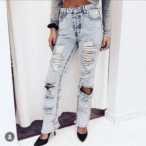 Dance Marvel front & back ripped Jeans